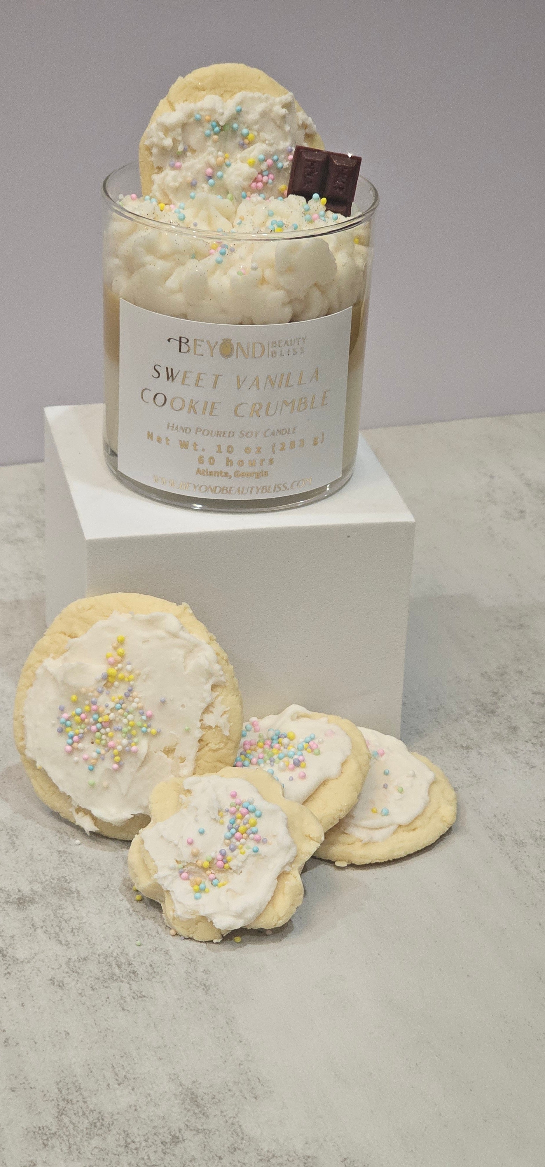 Sweet Vanilla Cookie Crumble Candle