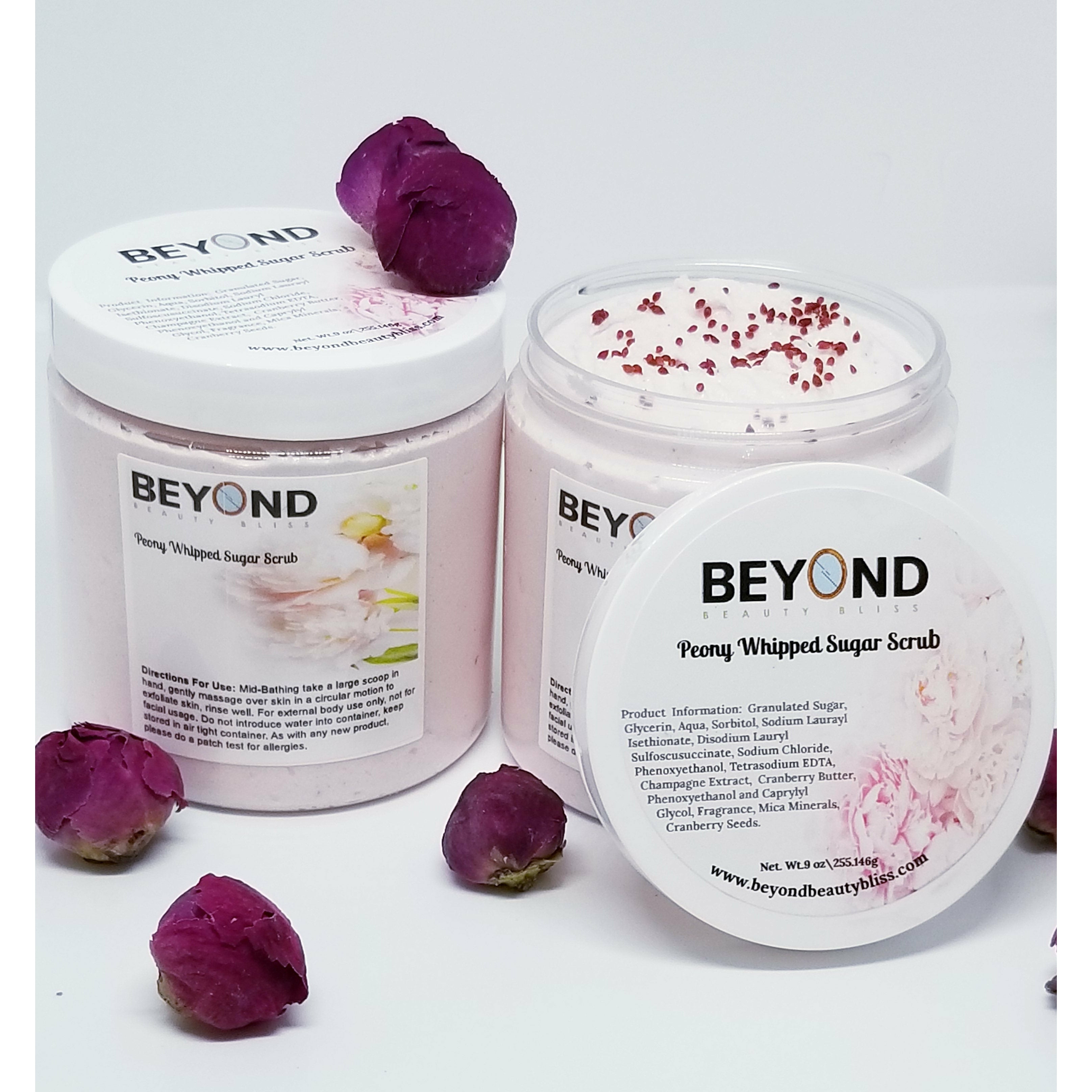 Peony Whipped Sugar Scrub - Beyond Beauty Bliss