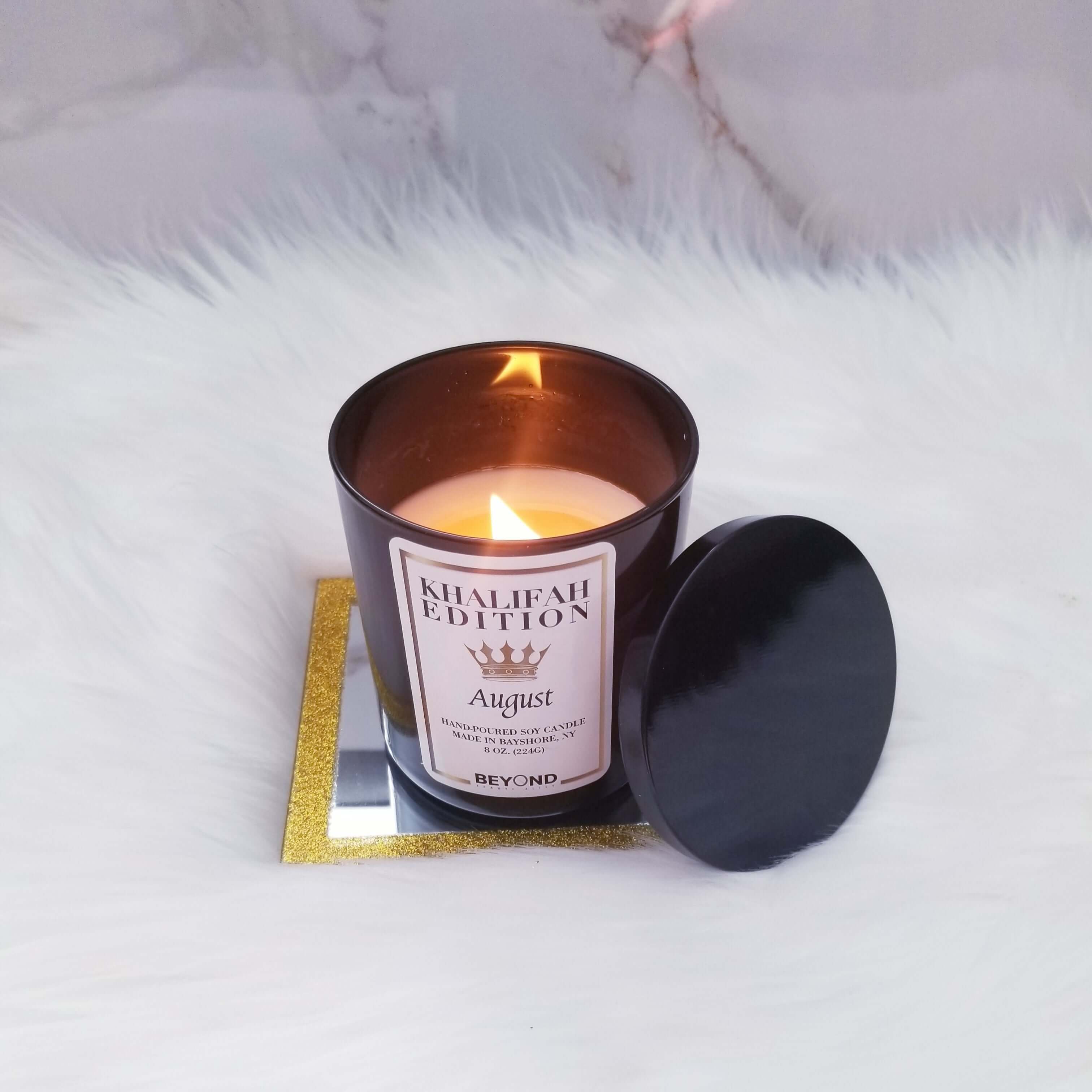 August Coconut Apricot Candle