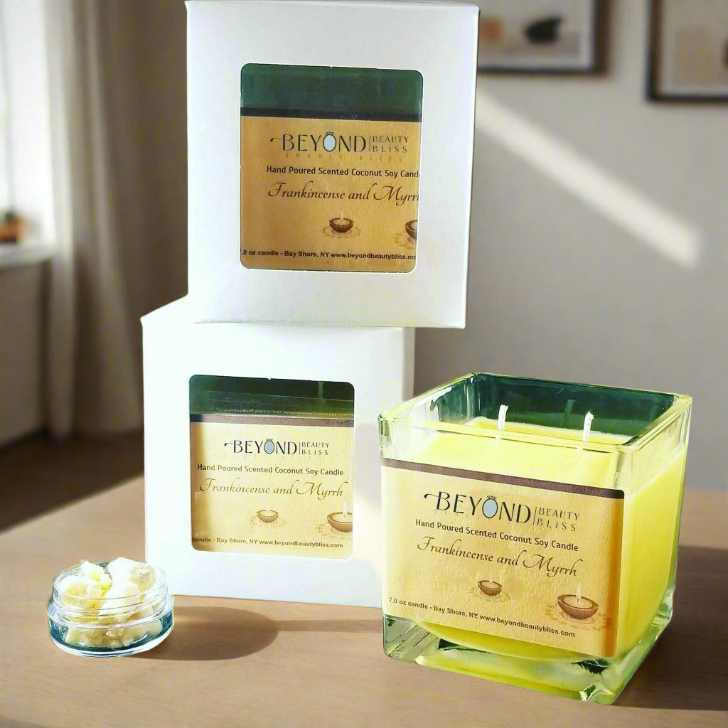 Frankincense Scented Candles | Myrrh Candles | Beyond Beauty Bliss LLC