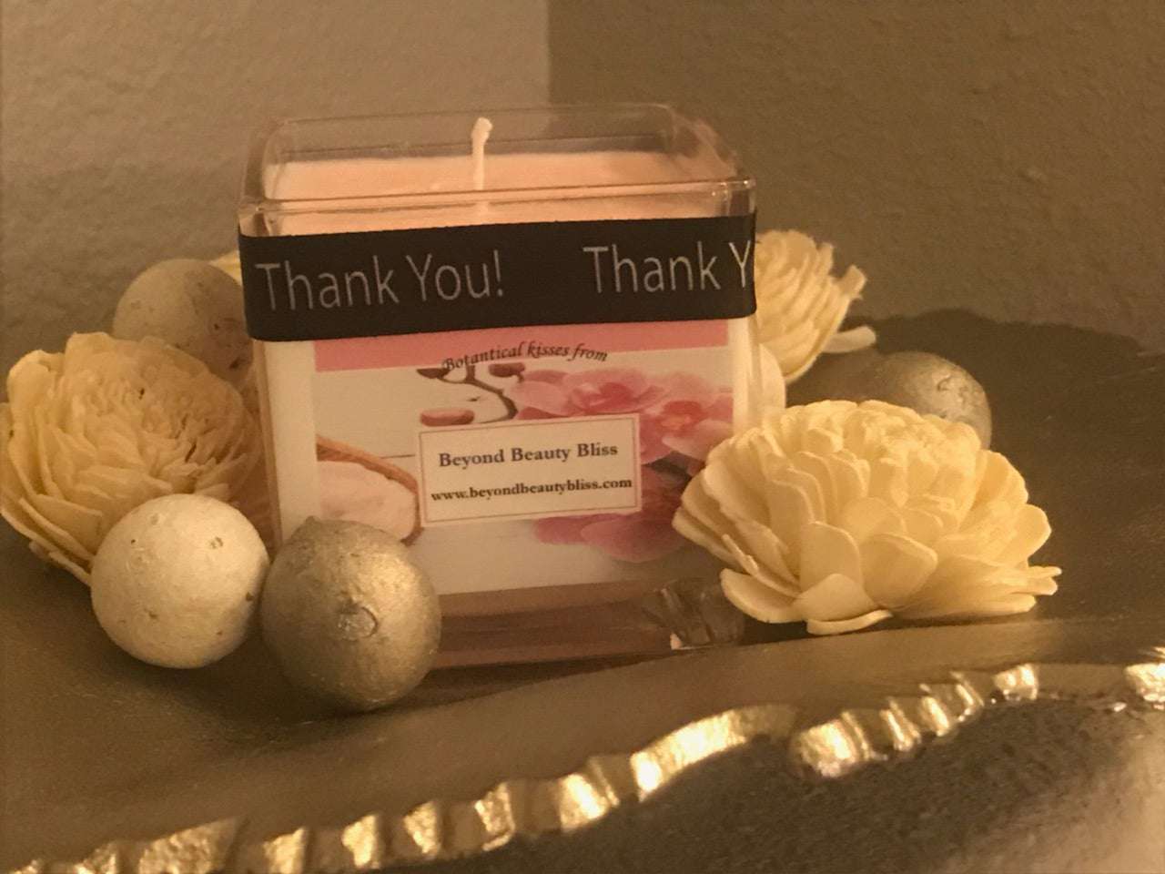 Peppermint Aromatherapy Candle - Beyond Beauty Bliss