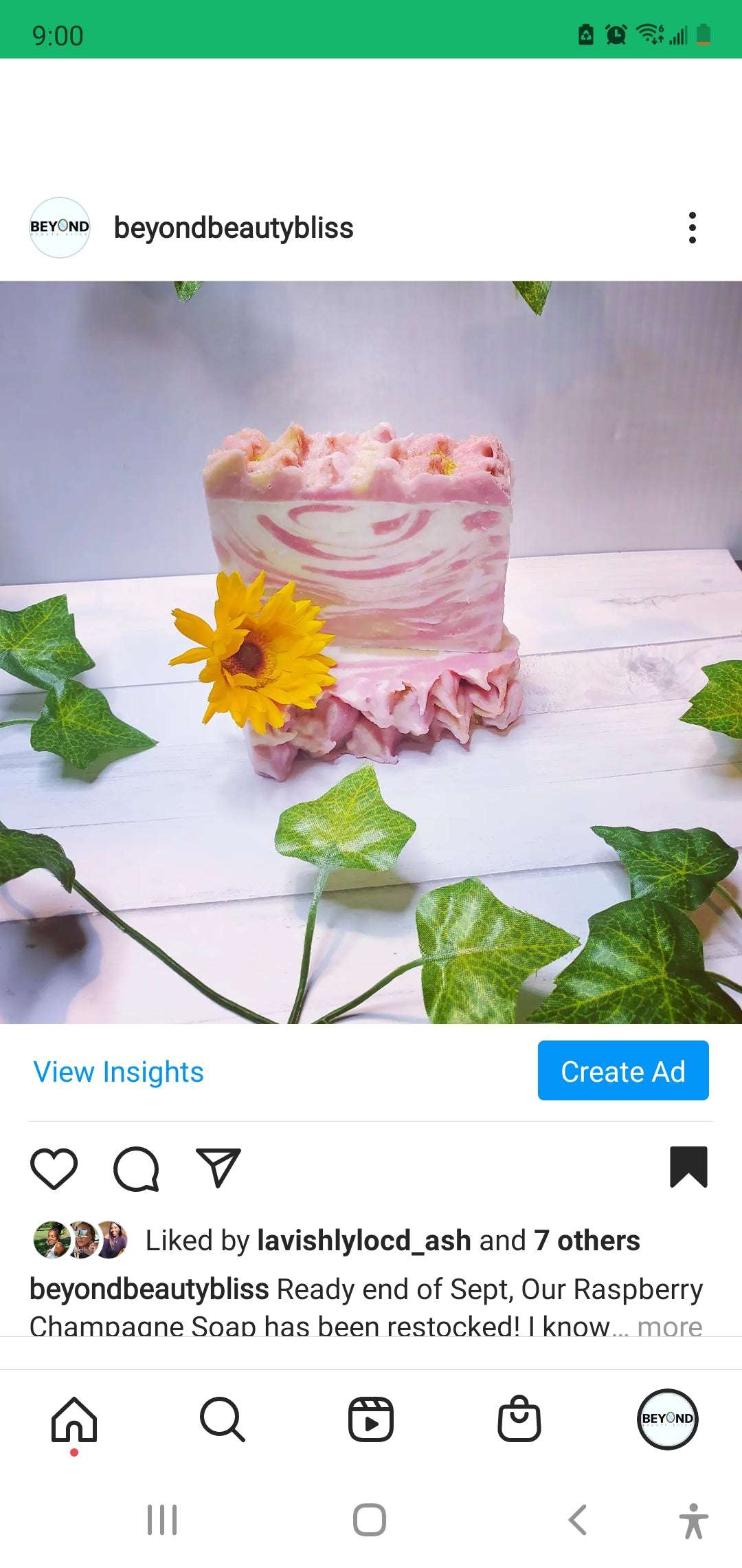 Raspberry Champagne Soap - Beyond Beauty Bliss
