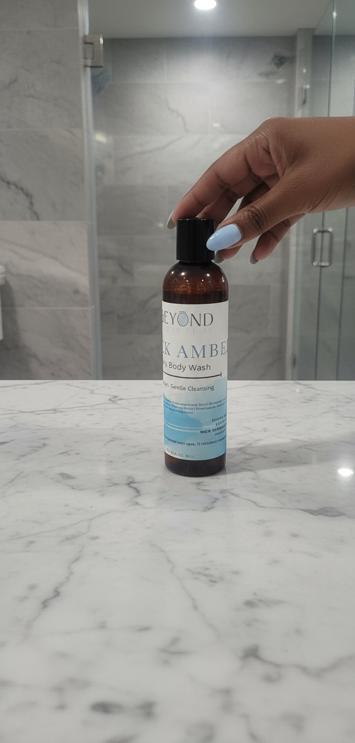 Black Amber Men's Body Wash