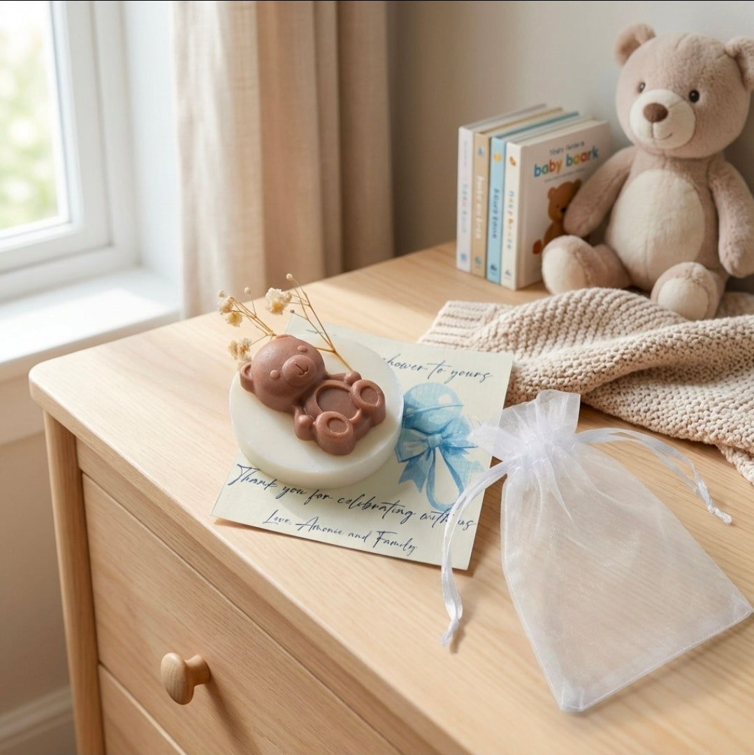 Custom Baby Shower Soap Favors – Set of 25 Handmade Soaps