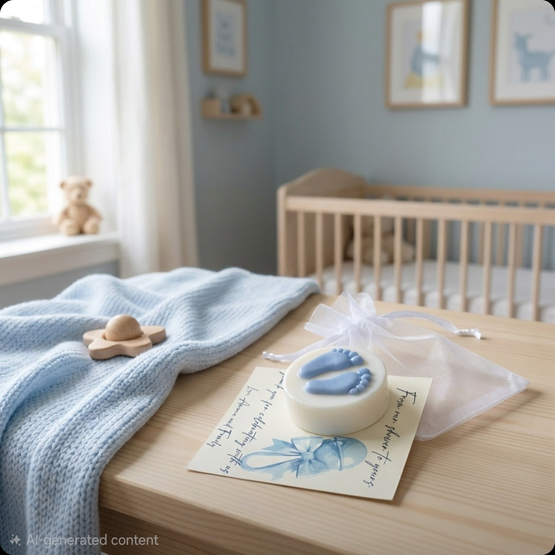 Custom Baby Shower Soap Favors – Set of 25 Handmade Soaps