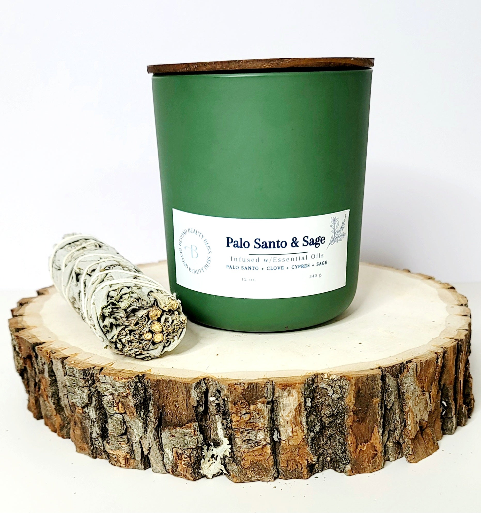 Palo Santo and Sage Candle